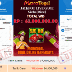 Bukti Kemenangan Permainan Live Games Sicbo Di Situs MOROTOGEL Untuk Akun Sinxxxx