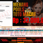Bukti Kemenangan Permainan Togel Pasaran Toto Macau Di Situs MOROTOGEL Untuk Akun Angxx77